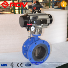 ss410 flange butterfly valves with pneumatic actuator dn500